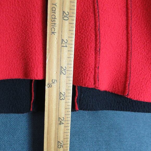 Vintage Maralyce Ferree Jacket Women Medium Red Black Reversible Ribbed Designer - Picture 3 of 7